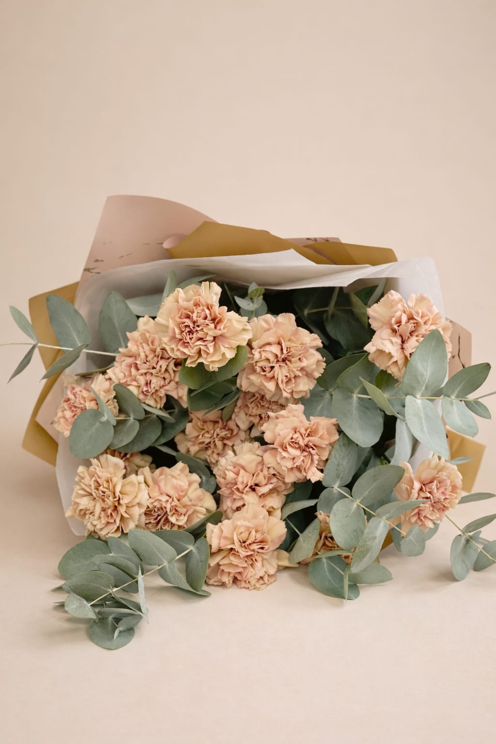 Ramo de Claveles Melocotón